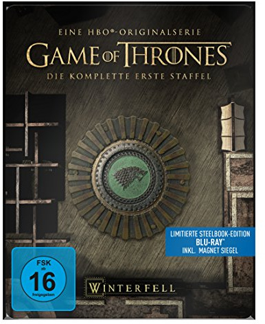 Game of Thrones - Die komplette 1. Staffel (Steelbook) – mit Magnet “Siegel Haus Stark”