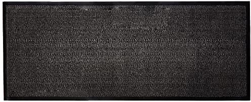 JVL Grey Black Heavy Duty Barrier Door Floor Mat, 60 x 150 cm