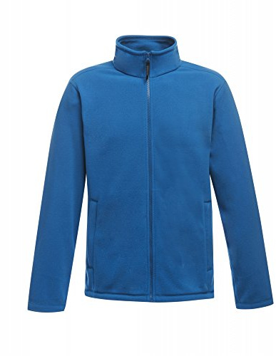 Regatta Mens Plain Micro Fleece Full Zip Jacket (Layer Lite) (L) (Oxford Blue)