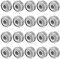 sourcingmap 20 Stück 623ZZ 3mmx10mmx4mm Doppelt Geschirmtes Miniatur Rillenkugellager Kugellager Rollenlager Skateboard Bearings Skateboard Kugellager Mini Kugellager Bearings