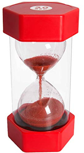 Sand Timer in Safecase - Perfect for Teachers Classrooms Home Or Office Décor (30 Seconds)