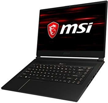 MSI GS65 Stealth THIN-068 144Hz 7ms Ultra Thin 4.9mm Gaming Laptop i7-8750H (6 cores), GTX 1070 8G, 32GB DRAM, 1TB NVMe SSD, 15.6, Black w/Gold Diamond Cut, RGB KB, Win 10 Pro 64 Bit