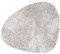 LindDNA Glasuntersetzer Curve Recyceltes Leder Hippo Weiß-Grau, Maße: 11cm x 13cm, 98925