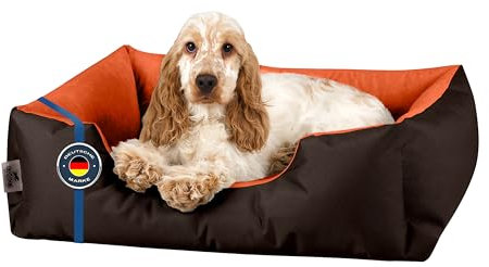 BedDog Hundebett M - Hundekissen - Hundekorb - Hundecouch - Hundesofa - Bezug abziehbar, Waschbar, für Kleine Hunde