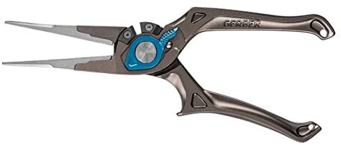 Gerber Angelzange mit Kunststoffscheide, Magniplier 7.5, Needlenose Pliers, Mit SaltRx Technologie, Länge: 19 cm, Gewicht: 150 g, 31-003597