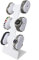 Yudu Acryl Uhrenständer Armbandständer für 6 Uhren Uhrenhalter Uhrendisplay (weiss)