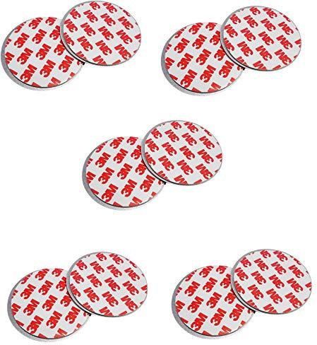 Fiducia 3M Premium Magnetische Halterung (5 Stück) Rauchmelder Mit Magnethalterung, Magnethalterung Rauchmelder, Extra Dicke Magnet Klebehalterung, Universeller Rauchmelder Magnethalter