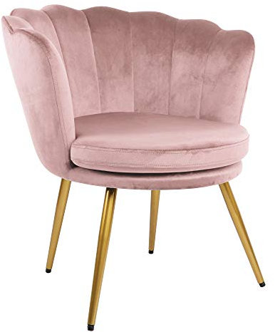 Genesis Sessel, Metall, Silber, rosa, 62D x 70W x 76H cm