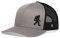 Bigfoot Hat – Sasquatch Trucker Hat Baseball Cap PNW Snapback Hat (Grey/Black)