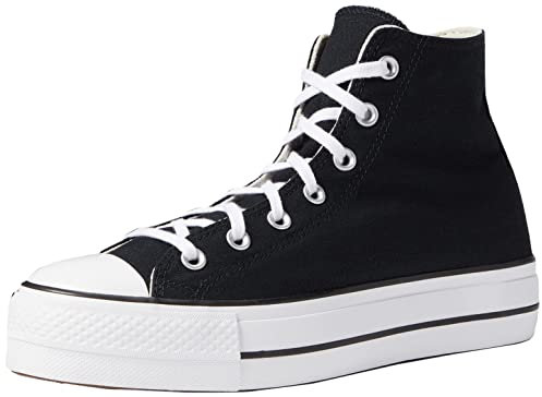 Converse Chuck Taylor All Star Lift Hi Sneaker für Erwachsene, Unisex, Schwarz, 45 EU