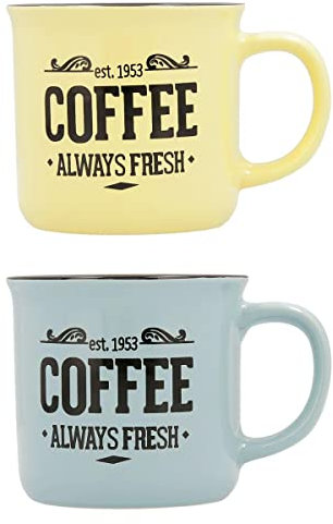 Quid Frappe Fresh Mug Cerámico Surtido 33cl Multicolor