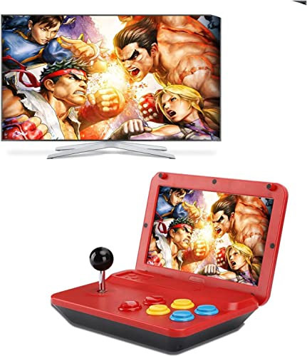 Consola De Juegos Arcade, Consola De Juegos Retro Portátil Reproductor De Juegos Clásico 4600 De 10 Pulgadas, Salida De TV HDMI Consola De Videojuegos Portátil con Joystick 1PCS
