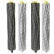 OrangeClub Ersatzteile für Irobot Roomba Zubehör Filter Ersatzteilkit Für Irobot Roomba 800 900 860 866 870 871 880 886 960 966 971 976 980 981 Staubsauger (2 Gummirollen/Hauptrollen)