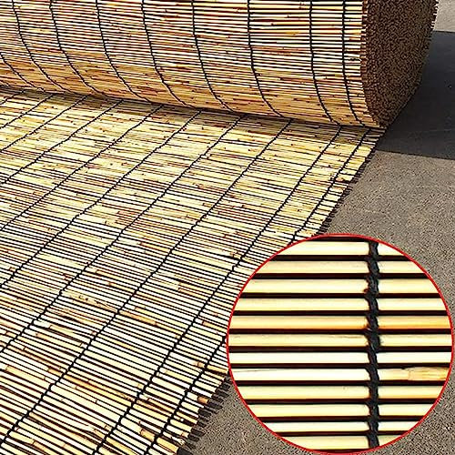Rollo Outdoor Wetterfest Holzlamellen Sonnenschutzrollos Bambus Rollos füR Fenster Fenster Rollos füR Innen DraußEn füR Fenster tüR Terrasse Garten Sonnenrollo Balkon AußEn ( Size : 50*80cm/20*31in )