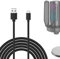 Geekria for Creators USB-A auf Typ-C-Mikrofonkabel, 3 m, kompatibel mit FIFINE AmpliGame A6, HyperX QuadCast S, SoloCast, Logitech G Yeti GX, Tonor TC30 Mikrofonkabel (Schwarz)