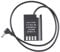 FOTGA DC Male Plug to DMW-BLK22/DMW-DCC17 Decoded Dummy Battery Power Adapter Cable for Panasonic Lumix DC-S5, S5II/S5M2, S5K, S5GK, GH6, G9, G9II/G9M2, GH5II/GH5M2 Camera