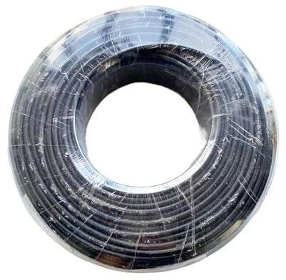 100/50Meters Solar Cable 6AWG 16mm² Red Black PV Cable Wire TUV CE For Solar Panels System Connections (Color : 100Meters Black)