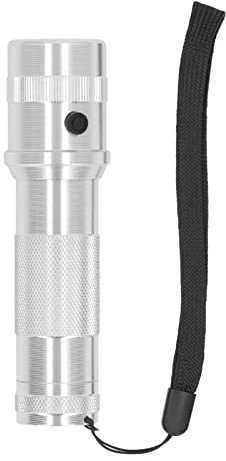 Linterna táctica multicolor, linterna de 10 colores en 1 etapa, antorcha LED plateada con cambio de color RGB, linterna multicolor impermeable IPX4, para acampar, senderismo, caza, pesca, policía