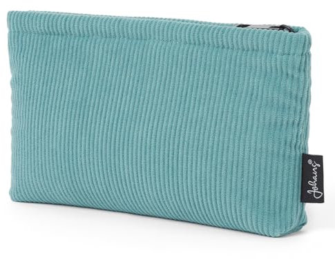 Johans® Etui zur Aufbewahrung vom Johans Mikrofasertuch | Cord Look (22 x 14 cm) | Schutz vor Staub, Krümeln & neidischen Blicken (Salbei)