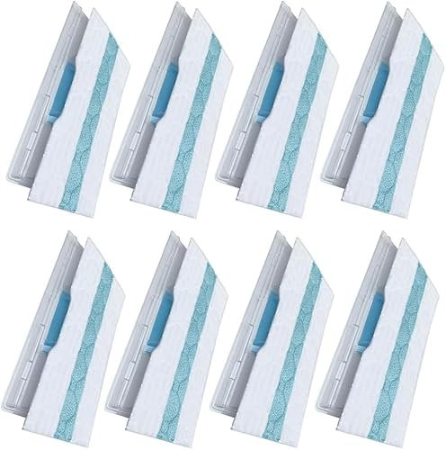 Daaxing Mop Pads For Shark VM252 Vacmop Pro Hardwood Floor Cordless Vacuum Cleaner Replacement Accessories,Washable & Reusable Mop Pad (8PCS)