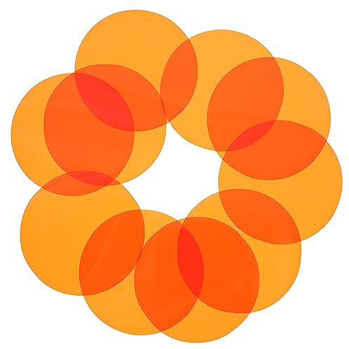 HOMOCONO 10stücke Farbfolie Für Sunset Licht Transparenter Beleuchtungsfarbfilm Farbkorrekturgel Und Filter Für Blitzlicht Foto-farbkorrekturfilm