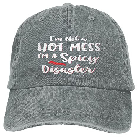 Baseball Cap Ich Bin Kein Heißes Durcheinander, Ich Bin Eine Würzige Katastrophe Baseballmütze Golf Caps Baseballkappe Baseballkappe Golf Caps Für Outdoor Running Reisen