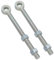 Swing Gate Long Eye Bolts Hinge + Nuts Adjustable Zinc Plated 20 x 200mm 1pc