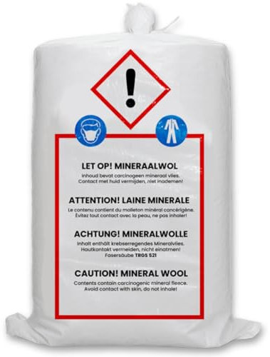 KMF Säcke für Glaswolle & Mineralwolle 140×220 cm, 700L (10 Stück)
