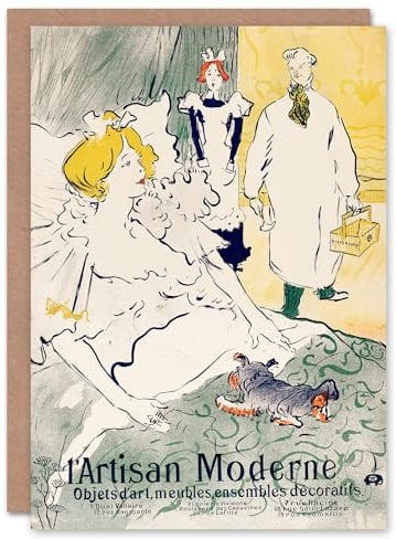 Artery8 Toulouse Lautrec Art Card Artisan Moderne Doctors Visit