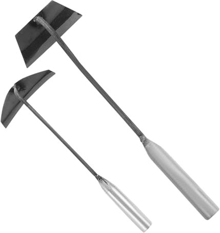 Toyvian Handliche Stahl Handhacken 2 Stück Für Garten Und Landwirtschaft Langlebige Pflughacken Leichte Unkrautjäten Werkzeuge Für Outdoor Einsatz