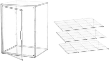 rockible Bäckerei Gebäck Vitrine, Gebäck Schaukasten, Serviertablett, Kuchenplatte, Dessert Kuchentablett für Obstplatte, Kekse