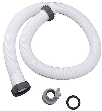 XZXCVN Tuyau PVC Résistant pour Piscine 1,5m Durable Flexible Haute Pression Connexion Douchette Arrosage Installation Facile Équipement Piscine Jardin