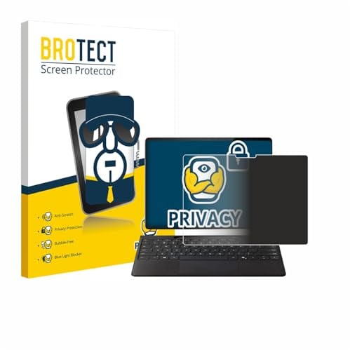 BROTECT Blickschutzfolie für Microsoft Surface Pro Copilot+ 13 | Anti-Spy Displayschutz Made in Germany Notebooks Privacy Screen Protector Sichtschutz Blaulichtfilter Klare Folie
