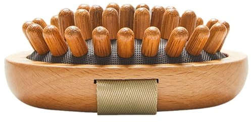Air Cushion Meridian Massorger aus natürlichem, ergonomische Körperbürste, mit stimulierender Wirkung, langanhaltender Kopf- und Rückenmassage-Bürste