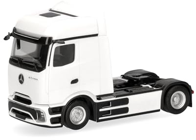 Herpa LKW Modell Mercedes-Benz Actros L ProCabin Bigspace Zugmaschine 2achs, Miniatur im Maßstab 1:87, Sammlerstück, Made in Germany, Kunststoff, weiß