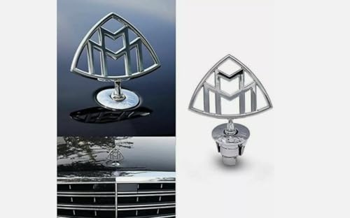 Maybach-Emblem für die Motorhaube, Ornament, Logo, W222, C- und E-Klasse, S680, S600, S500, S450 (kompatibel mit der Maybach-Benz-Serie).