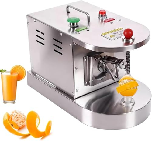 KJZQXYX Commercial Automatic Lemon Orange Peeling Machine,Electric Fruit Vegetables Peeler,500pcs/h Restaurant Fruit Skin Remover Tool