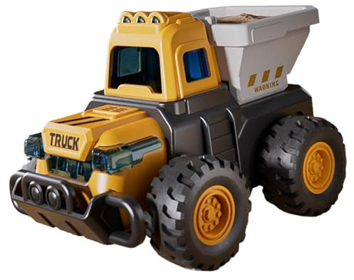 Lezaota Construction Truck Toys | Sandbox Cars Excavator with Movable Joints | Construction Toys Trucks - for Birthday Girls Boys Preschools Playrooms Daycare Sandbox Play Outdoor Party