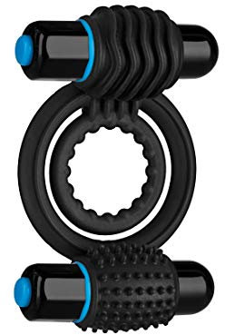 Doc Johnson - Optimale Vibrating Double C-Ring - schwarz