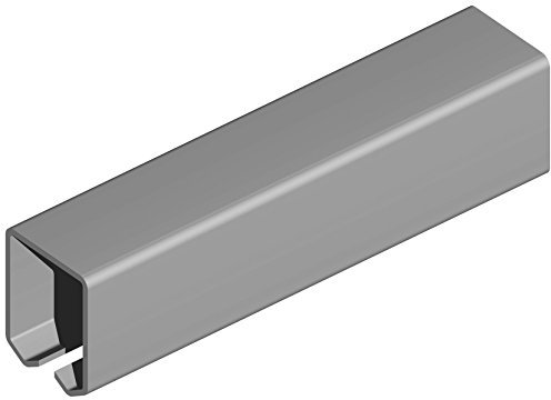 Rail zingué pour porte suspendue - 3m - 33x31