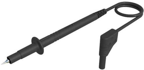 Aderendhülsen von Sicherheit [Stecker A Leiste 4 mm – Sonde] 1.00 m Schwarz SKS Hirschmann PL 2600 SIL S WS schwarz