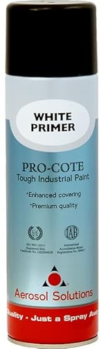 Aerosol Solutions Pro-Cote White Primer Spray Paint 500ml