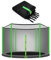 ULTRAPOWER SPORTS Ersatznetz Sicherheitsnetz Trampolinnetz für Trampolin 305cm 6Stangen Grün
