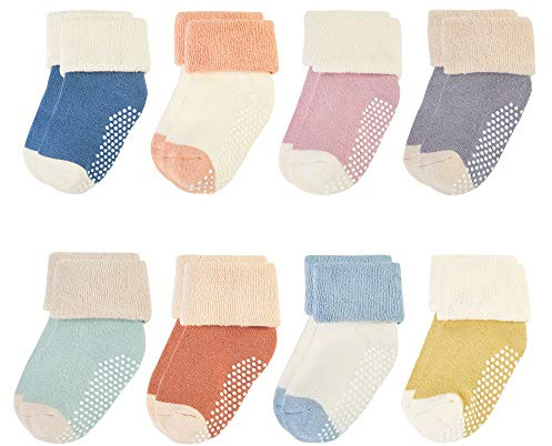 VWU Baby - Jungen Baby Toddler Kids Thick Cotton Socks With Grip Dick