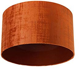 QAZQA Klassisch I Antik Velours Lampenschirm rot 35I35I20,