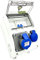 CAMPINGVERTEILER WANDVERTEILER KOMPLETT VERDRAHTET CEE 16A 230V MIT CAMPING STECKDOESE ZÄHLER IP65, 1. 1x230v + 1x Camping + LS