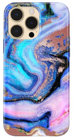 VELVET CAVIAR for iPhone 14 Pro Max Case - Compatible with MagSafe - 10ft Drop Tested - Galaxy Glitter
