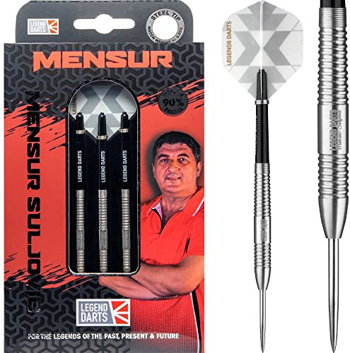 Legend Darts Mensur Suljovic 90% Silver - Steeldarts 21 Gramm