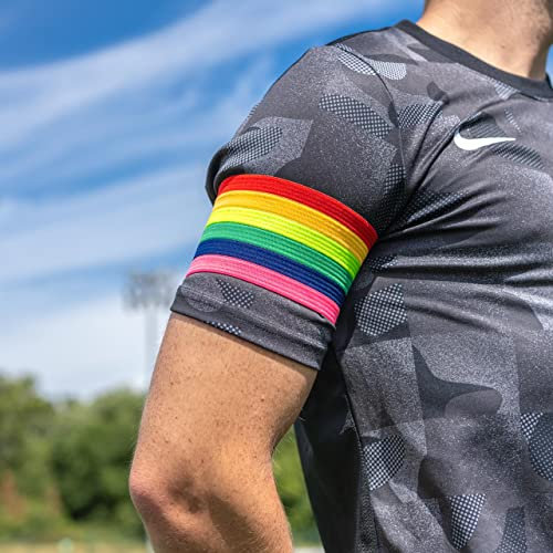FORZA Regenbogen/Pride Armbinde | Elastisch & Einheitsgröße