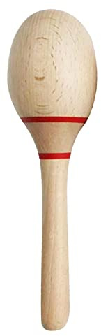 Lecerrot Madera, Rumba Madera Grandes, Maracas con Sonido clásico Maraca, Decoraciones Fiesta Maracas mexicanas